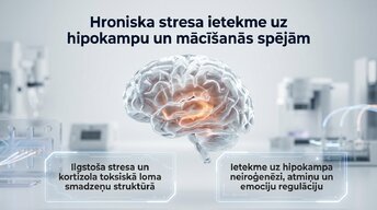 Презентация 'Hroniska stresa ietekme uz hipokampu un mācīšanās spējām', 1.