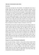 Эссе 'The role of museums in education', 1.