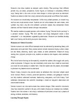 Эссе 'The role of museums in education', 4.