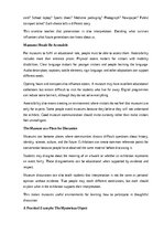 Эссе 'The role of museums in education', 12.