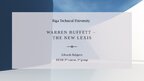 Презентация 'Warren Buffett - new lexis', 1.