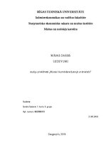 Образец документа 'Uzdevumi studiju priekšmetā „Muitas likumdošana Latvijā un ārvalstīs”', 1.