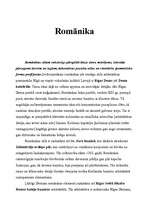 Эссе 'Romānika Latvijā', 1.