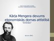 Презентация 'Kārļa Mengera devums ekonomiskās domas attīstībā', 1.