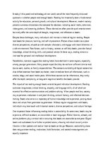 Эссе 'Are People Reading Enough Books Nowadays?', 1.