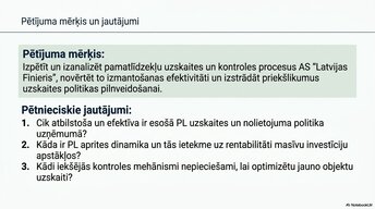 Презентация 'Pamatlīdzekļu uzskaite, kontrole un analīze uzņēmumā AS “Latvijas Finieris”', 3.
