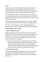 Эссе 'Digitālās tehnoloģijas un to ietekme uz mūsdienu dzīvi', 1.