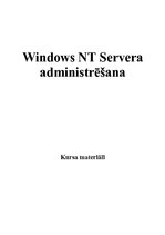 Конспект 'WindowsNT servera administrēšana', 1.