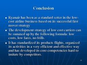 Презентация 'Ryanair Cost Leadership Position and Bussiness Strategy', 15.