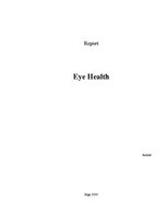 Реферат 'Eye Health and Blindness', 1.