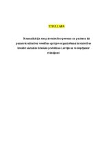 Эссе 'Komunikācija starp ārstniecības personu un pacientu kā pamats kvalitatīvai vesel', 1.