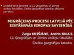 Образец документа 'Ģeogrāfiska pētījuma modelis. Latvijas iedzīvotāju emigrācija uz Rietumeiropu pē', 16.