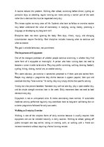 Эссе 'The benefits of daily exercise', 6.