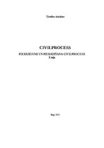 Эссе 'Pierādījumi un pierādīšana civilprocesā', 1.