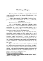 Реферат 'Blog and Blogging', 3.