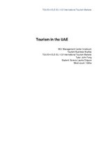 Эссе 'Tourism in the UAE', 1.