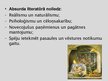 Презентация 'Absurda literatūra Latvijā un pasaulē', 3.