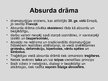 Презентация 'Absurda literatūra Latvijā un pasaulē', 4.