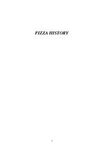 Реферат 'Pizza History', 1.