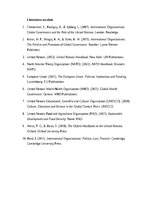 Эссе 'Starptautiskās organizācijas: nozīme, struktūra un globālā sadarbība', 3.