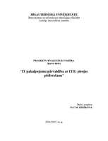 Реферат 'IT pakalpojumu pārvaldība ar ITIL pieejas pielietošanu', 1.
