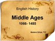 Презентация 'Middle Ages', 1.