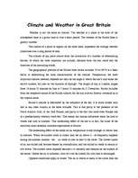 Реферат 'Climate and Weather in Great Britain', 1.
