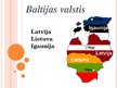 Презентация 'Baltijas valstis', 1.