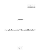 Реферат 'Love in Jane's Austen "Pride and Prejudice"', 2.