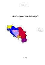 Реферат 'Serbu Projekts "Dienvidslāvija"', 1.