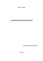 Конспект 'Eksamena piekļuves darbs "Matemātiska modelēšana"', 1.