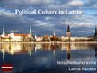 Презентация 'Political Culture in Latvia', 1.