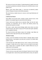 Эссе 'The importance of creativity in problem solving', 10.
