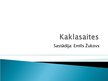 Презентация 'Kaklasaite', 1.