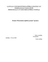 Отчёт по практике 'Prakses atskaite - 3. vec.posms. pirmā prakse', 1.