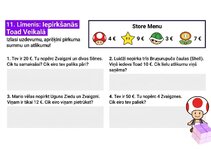 Презентация 'Matemātika ar Super Mario varoņiem: īpašie uzdevumi 1.–2. klasei', 12.