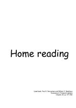 Реферат 'Home Reading', 1.