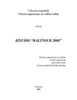 Эссе 'Izstāde "Balttour 2008"', 1.