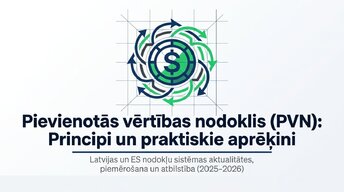 Презентация 'Pievienotās vērtības nodoklis: principi un praktiskie aprēķini', 1.