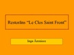 Отчёт по практике 'Restorāns "Le Clos Saint Front"', 14.