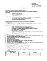 Образец документа 'Biroja administratores/sekretāres amata apraksts', 1.