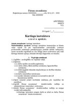 Образец документа 'Kartingu instruktora amata apraksts', 1.
