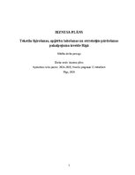 Бизнес план 'Tekstila šķirošanas, apģērbu labošanas un otrreizējās pārdošanas pakalpojuma izv', 1.
