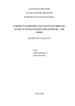 Эссе 'Laikraksta Komunisma ceļš galvenā informācija, satura un vizuālā analīze laika p', 1.