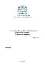 Реферат 'Koka sijas aprēķins', 1.
