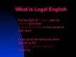 Презентация 'Legal Language', 2.