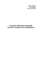 Реферат 'Sengrieķu arhitektūras pieminekļi: doriskā un joniskā ordera salīdzinājums', 1.