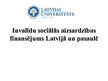 Презентация 'Invalīdu sociālās aizsardzības finansējums Latvijā un pasaulē', 1.