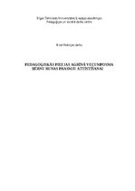 Дипломная 'Pedagoģiskās pieejas agrīnā vecumposma bērnu runas prasmju attīstīšanai', 1.