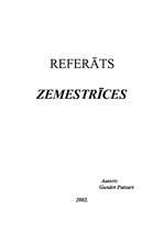 Реферат 'Zemestrīces', 1.